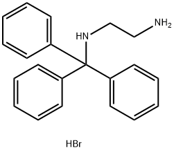 N-三苯甲基乙二胺 氢溴酸盐 结构式