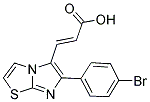 3-[6-(4-BROMO-PHENYL)-IMIDAZO[2,1-B]THIAZOL-5-YL]-ACRYLIC ACID 结构式