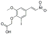 [2-IODO-6-METHOXY-4-(2-NITRO-VINYL)-PHENOXY]-ACETIC ACID 结构式