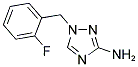 1-(2-FLUORO-BENZYL)-1H-[1,2,4]TRIAZOL-3-YLAMINE 结构式