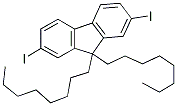 2,7-DIIODO-9,9-DIOCTYL-9H-FLUORENE 结构式