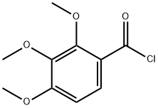 2,3,4-TRIMETHOXY-BENZOYL CHLORIDE 结构式