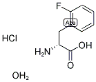 H-D-Phe(2-f)-OH HCl H2O 结构式