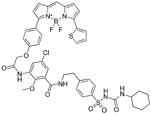 BODIPY(R) TR GLIBENCLAMIDE 结构式