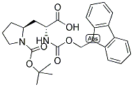 Fmoc-D-Ala(3-pyrrolidinyl-(2-N-Boc)) 结构式