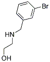 2-[(3-溴苄基)氨基]乙醇 结构式