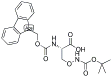 Fmoc-ams(Boc)-OH 结构式