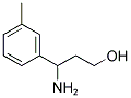3-Amino-3-m-tolyl-propan-1-ol 结构式