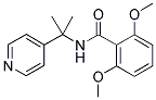 N-[DIMETHYL-(PYRIDIN-4-YL)METHYL]-2,6-DIMETHOXYBENZAMIDE 结构式