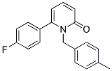 6-(4-FLUOROPHENYL)-1-(4-METHYLBENZYL)PYRIDIN-2(1H)-ONE 结构式