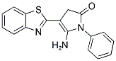 5-AMINO-4-BENZOTHIAZOL-2-YL-1-PHENYL-1,3-DIHYDRO-PYRROL-2-ONE 结构式