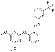 1-AZA-1-[3-(TRIFLUOROMETHYL)PHENYL]-2-[2-[(4,6-DIMETHOXYPYRIMIDIN-2-YL)OXY]PHENYL]ETHENE 结构式
