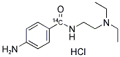 PROCAINAMIDE HYDROCHLORIDE, [CARBONYL-14C] 结构式