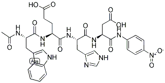 AC-TRP-GLU-HIS-ASP-PNA: AC-WEHD-PNA 结构式