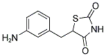 5-(3-AMINOBENZYL)-1,3-THIAZOLANE-2,4-DIONE 结构式