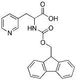 2-(((((9H-芴-9-基)甲氧基)羰基)氨基)-3-(吡啶-3-基)丙酸 结构式