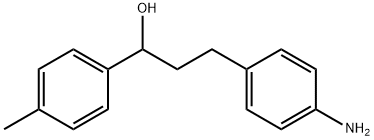 3-(4-AMINO-PHENYL)-1-P-TOLYL-PROPAN-1-OL 结构式