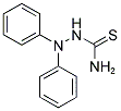 2,2-DIPHENYL-1-HYDRAZINECARBOTHIOAMIDE 结构式