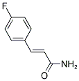 3-(4-FLUOROPHENYL)-2-PROPENAMIDE 结构式