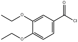 3,4-二乙氧基苯甲酰氯 结构式