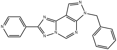 7-BENZYL-2-PYRIDIN-4-YL-7H-PYRAZOLO[4,3-E][1,2,4]TRIAZOLO[1,5-C]PYRIMIDINE 结构式