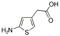 (5-AMINO-THIOPHEN-3-YL)-ACETIC ACID 结构式