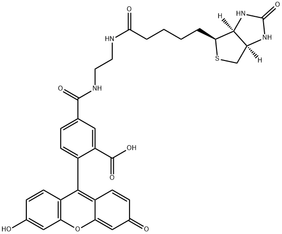 生物素(5-荧光素)偶合物 结构式