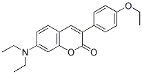 7-DIETHYLAMINO-3(4'-ETHOXYPHENYL)COUMARIN 结构式