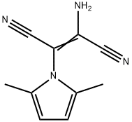 (E)-2-AMINO-3-(2,5-DIMETHYL-1H-PYRROL-1-YL)-2-BUTENEDINITRILE 结构式
