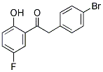 2-(4-Bromophenyl)-5'-fluoro-2'-hydroxyacetophenone 结构式