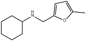 N-((5-甲基呋喃-2-基)甲基)环己胺 结构式