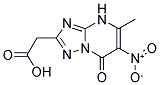 2-(5-METHYL-6-NITRO-7-OXO-4,7-DIHYDRO[1,2,4]TRIAZOLO[1,5-A]PYRIMIDIN-2-YL)ACETIC ACID 结构式