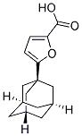 5-Tricyclo[3.3.1.1(3,7)]dec-1-yl-2-furancarboxylic acid 结构式