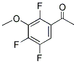 3-甲氧基-2,4,5-三氟苯乙酮 结构式
