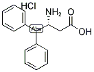 (R)-3-氨基-4,4-二苯基-丁酸盐酸盐 结构式