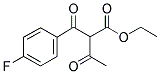 2-(4-FLUORO-BENZOYL)-3-OXO-BUTYRIC ACID ETHYL ESTER 结构式