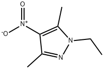 1-乙基-3,5-二甲基-4-硝基-吡唑 结构式