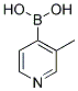 3-甲基吡啶-4-硼酸 结构式
