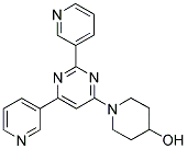 1-(2,6-DIPYRIDIN-3-YLPYRIMIDIN-4-YL)PIPERIDIN-4-OL 结构式