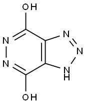 1H-[1,2,3]TRIAZOLO[4,5-D]PYRIDAZINE-4,7-DIOL 结构式