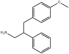 3-(4-METHOXY-PHENYL)-2-PHENYL-PROPYLAMINE 结构式