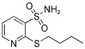 2-(BUTYLSULFANYL)PYRIDINE-3-SULFONAMIDE 结构式