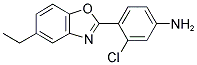 3-CHLORO-4-(5-ETHYL-1,3-BENZOXAZOL-2-YL)ANILINE 结构式