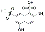 3-氨基萘-8-羟基-4,6-二磺酸(磺化J 酸) 结构式