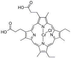 氯化铬 中卟啉IX 结构式