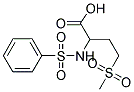 4-(METHYLSULFONYL)-2-[(PHENYLSULFONYL)AMINO]BUTANOIC ACID 结构式