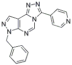 7-BENZYL-3-PYRIDIN-4-YL-7H-PYRAZOLO[4,3-E][1,2,4]TRIAZOLO[4,3-C]PYRIMIDINE 结构式