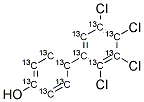 13C12-2',3',4',5'-TETRACHLORO-4-BIPHENYLOL 结构式