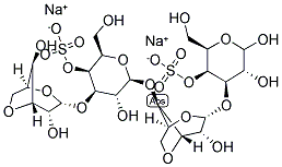 NEOCARRATETRAOSE-4(1,3)-DI-O-SULPHATE (NA+) 结构式