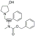 (2'S,3S)-[2-(3-HYDROXYPYRROLIDIN-1-YL)-1-PHENYLETHYL]METHYLCARBAMIC ACID BENZYL ESTER 结构式